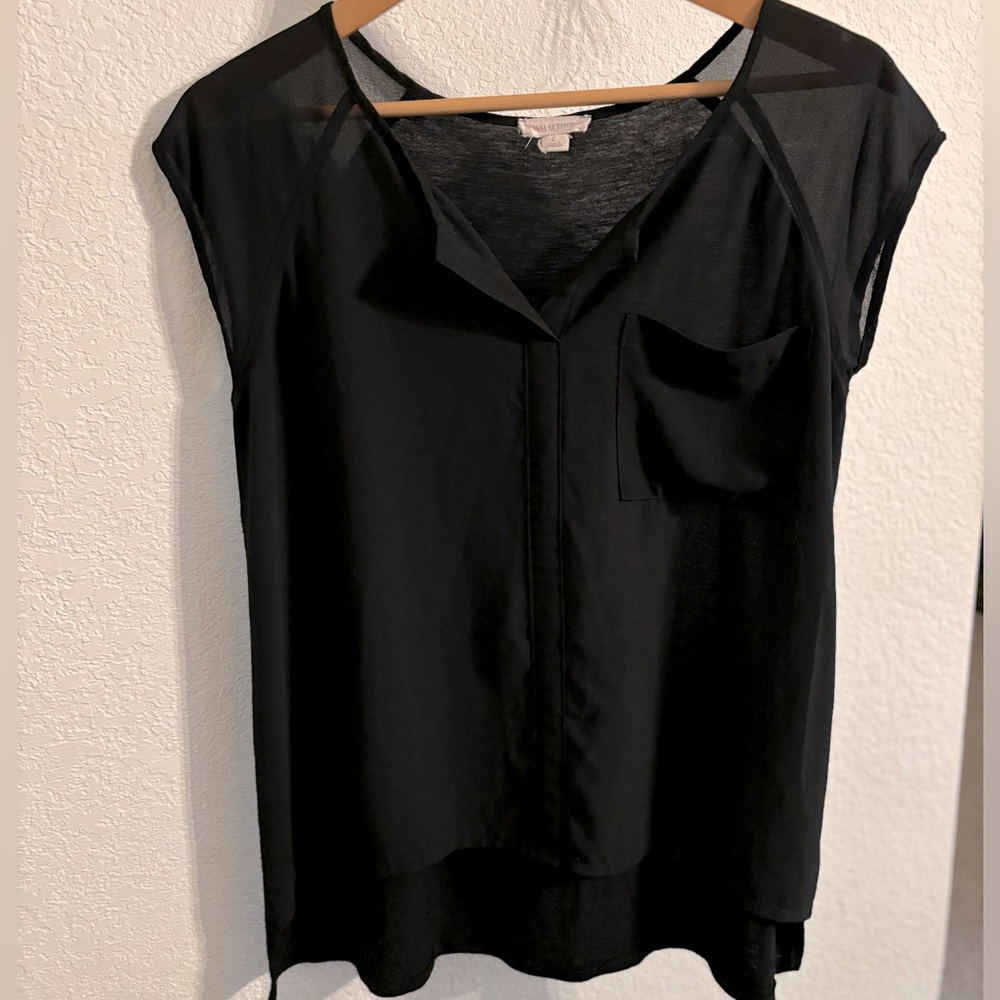 A Black Staple Top
